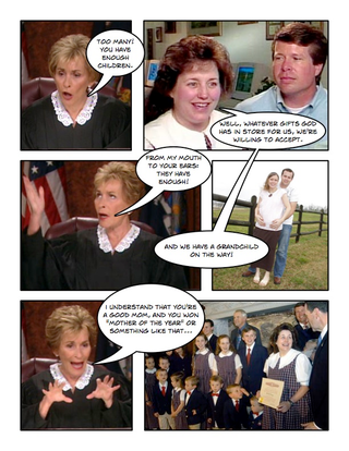 Illustration for article titled Comic Confrontations: Judge Judy Vs. Breeders